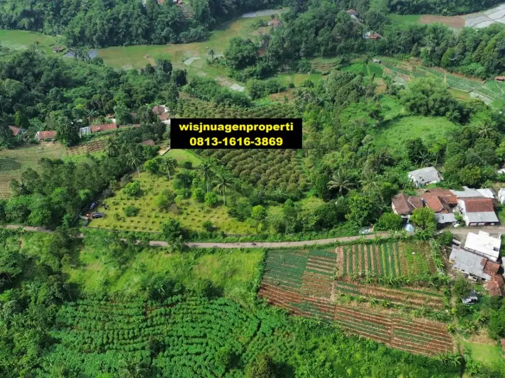 Tanah Kebun View Gunung Salak di Bojong Genteng Sukabumi