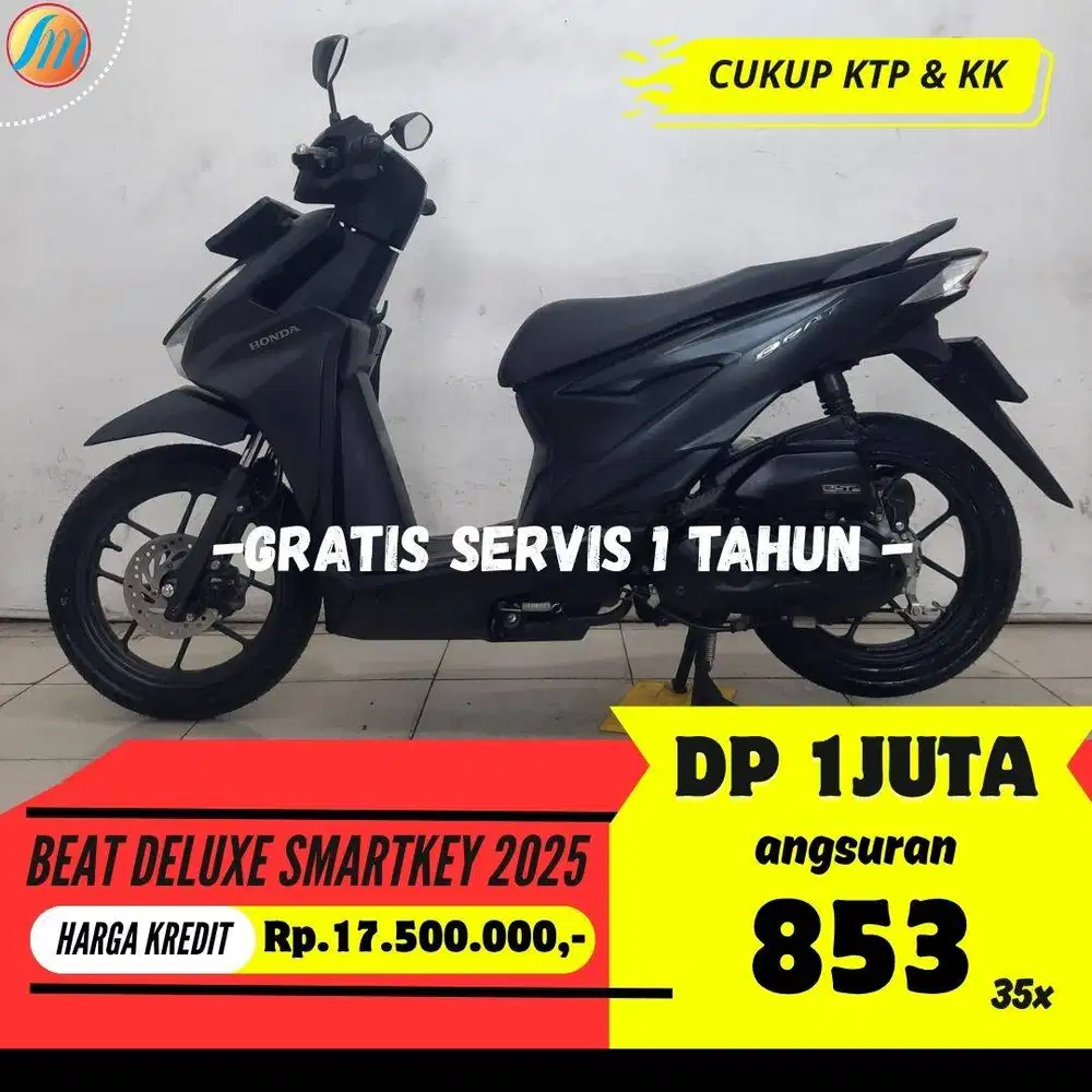 KREDIT MURAH HONDA BEAT DELUXE SMARTKEY 2025 ANGSURAN SANGAT RINGAN