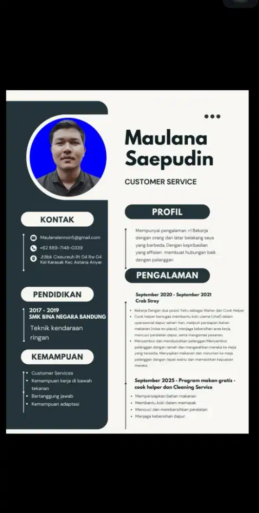 Mencari lowongan pekerjaan