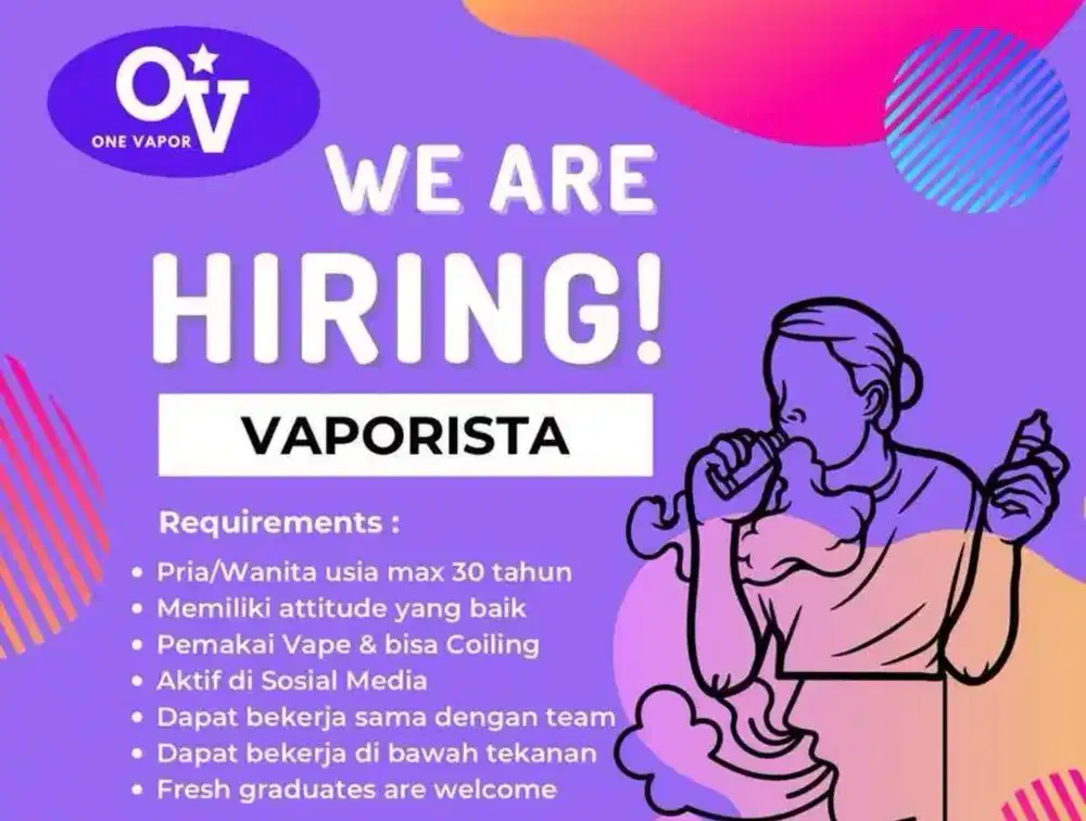 Lowongan Kerja Vaporista