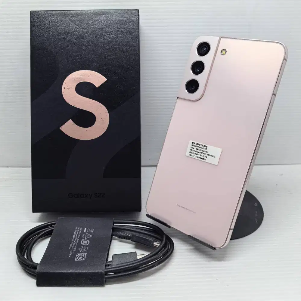 LIKE NEW SAMSUNG GALAXY S22  5G 8/256 PINK GOLD EX SEIN MULUS NO MINUS