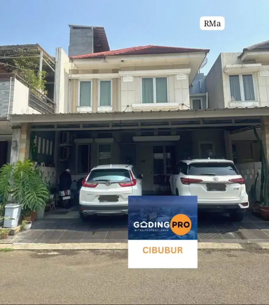 Jual cepat rumah 2 1/2 lantai siap huni. Kota Wisata Cibubur.