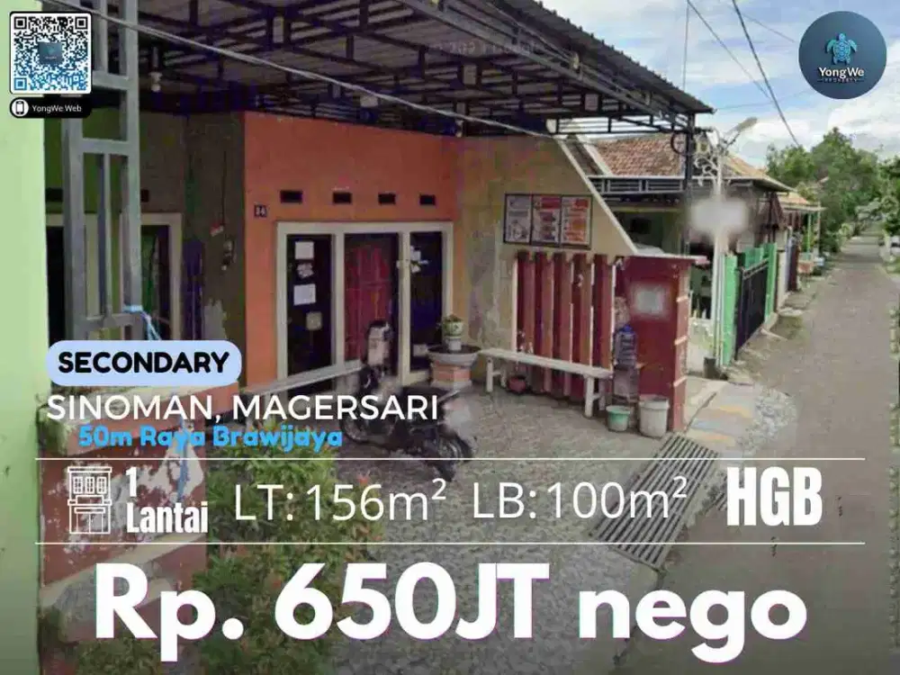 Jual Rumah Second Sinoman Magersari Mojokerto Kota