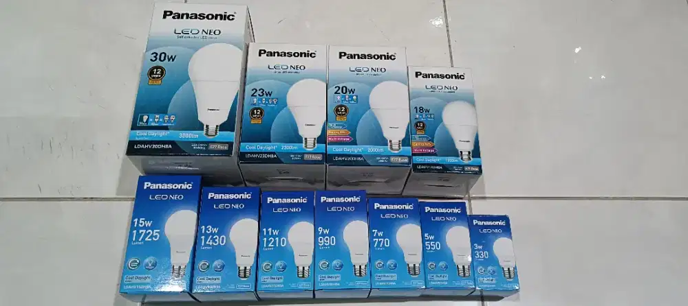 Jual Lampu 13 Watt (9A) Panasonic All Item Diskon 10%