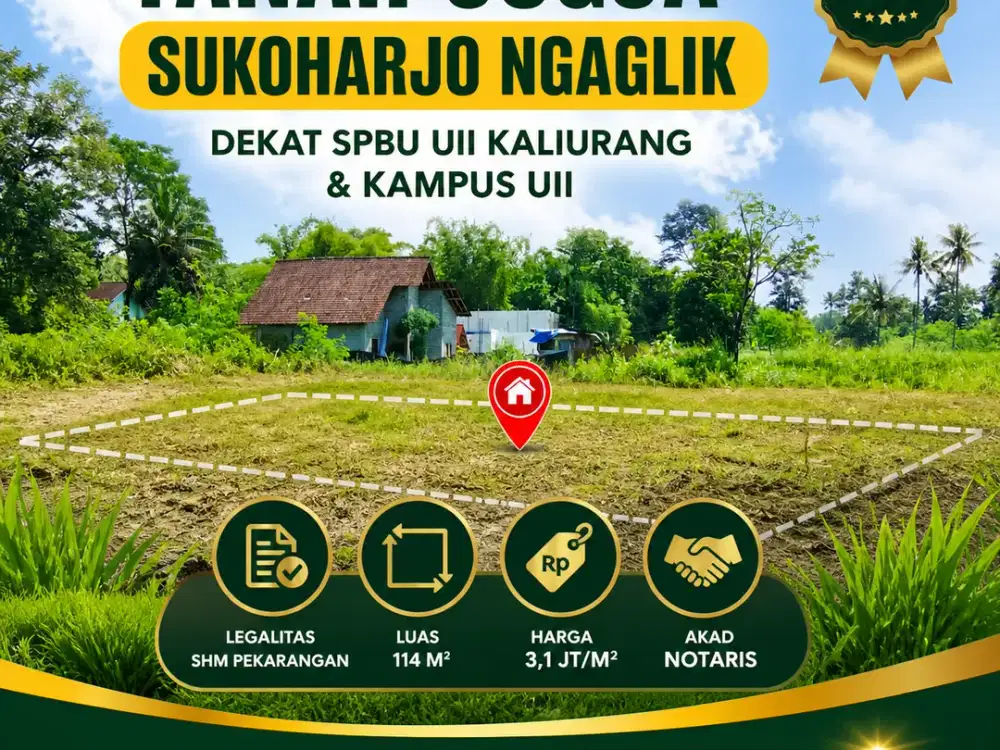 Tanah Sukoharjo Ngaglik km 14