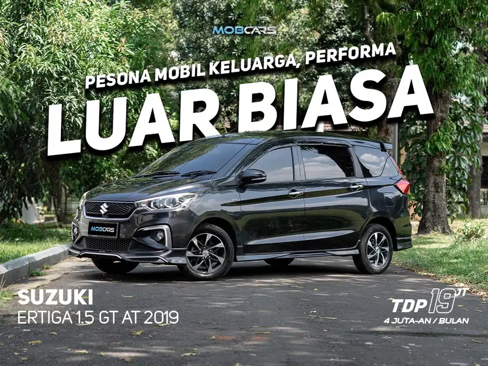 FREE SALDO E-TOLL 1 JT ERTIGA GT 1.5 AT 2019 HITAM