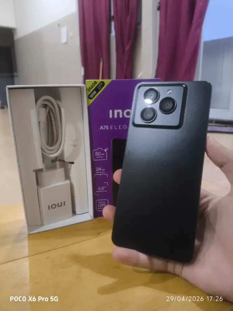Inoi a75 elegance 6+6/256 helio g99 no minus