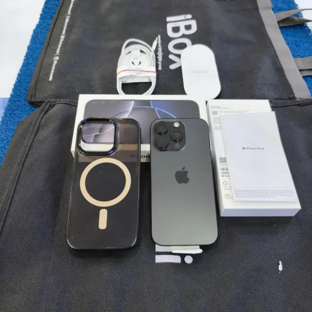 Iphone 16 Pro 512gb 99% like new BH 92% CC 555 Hrs resmi iBox