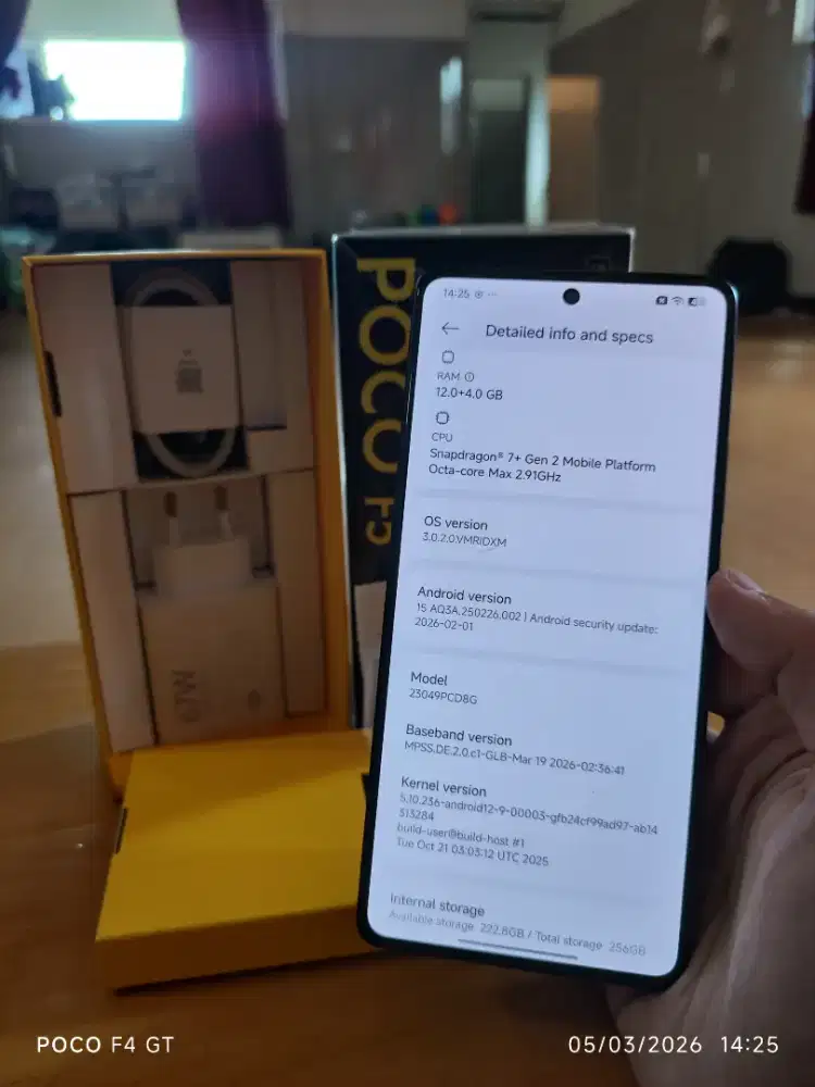 Poco F5 12/256 lengkap segel