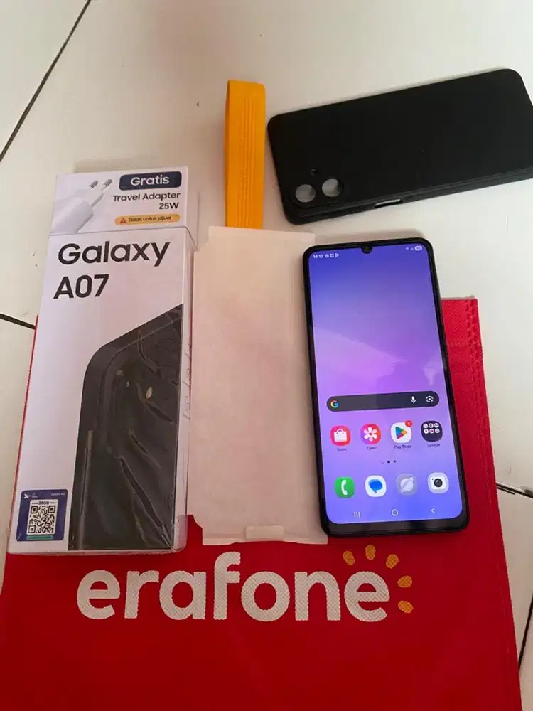 Samsung A07 Ram 4/64 fullset masih orian baru 2bulan