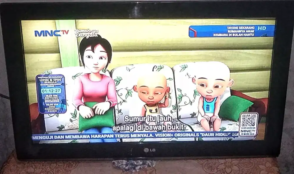 TV LG 32 INC + STB DIGITAL ORS BAGUS NORMAL & GMBR BENING BEKASI UTARA