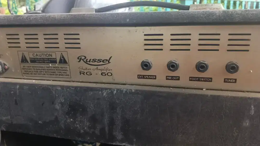 Dijual audio amplifier Russel RG 60 normal