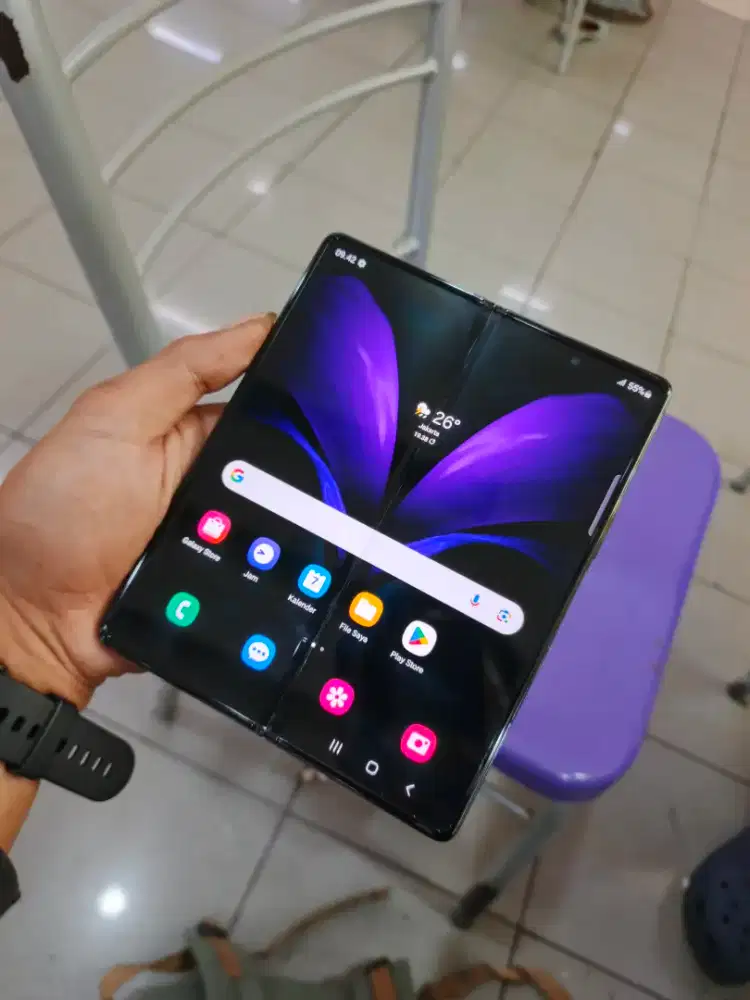 SAMSUNG Z-FOLD 2 12/256GB siap pakai cek descript PAMULANG UNPAM BSD
