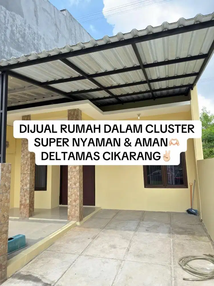 DIJUAL RUMAH CLUSTER 5 Menit aja ke AEON DELTAMAS