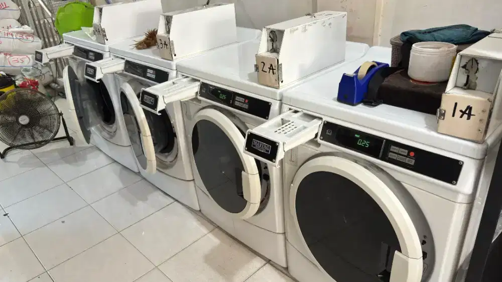 Paket usaha laundry,menggunakan mesin second