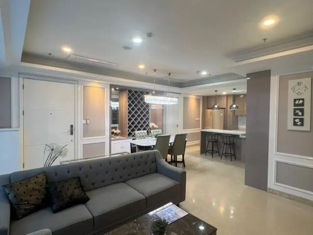 Disewakan Apartemen Casa Grande 3 Bedrooms 155 M2 New Furnish Jakarta Selatan