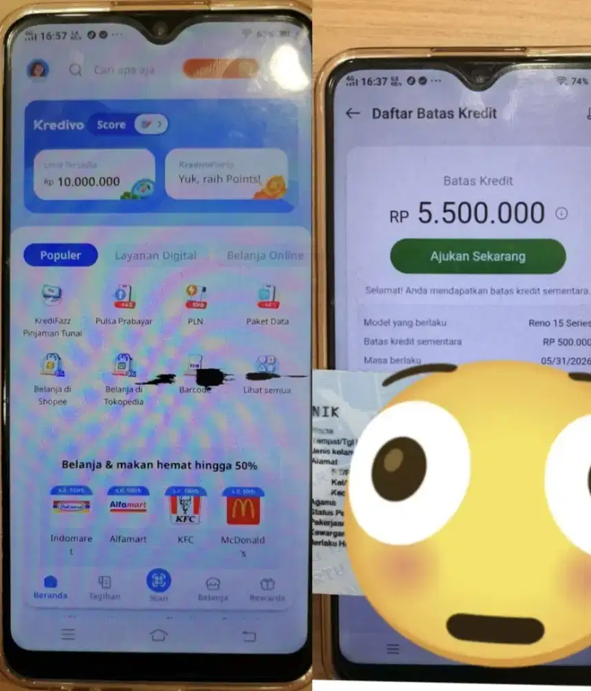 RENO 15 SERIES KREDIT MODAL KTP SAJA ANGSURAN,600 RIBUAN SAJA