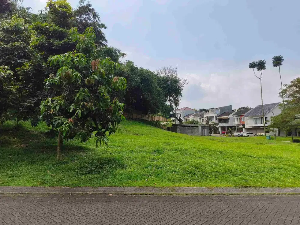 Kavling badan Fasum samping dan Belakang Luas Delatinos BSD city