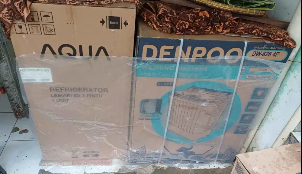 Kulkas Dan Mesin cuci dijual cepat