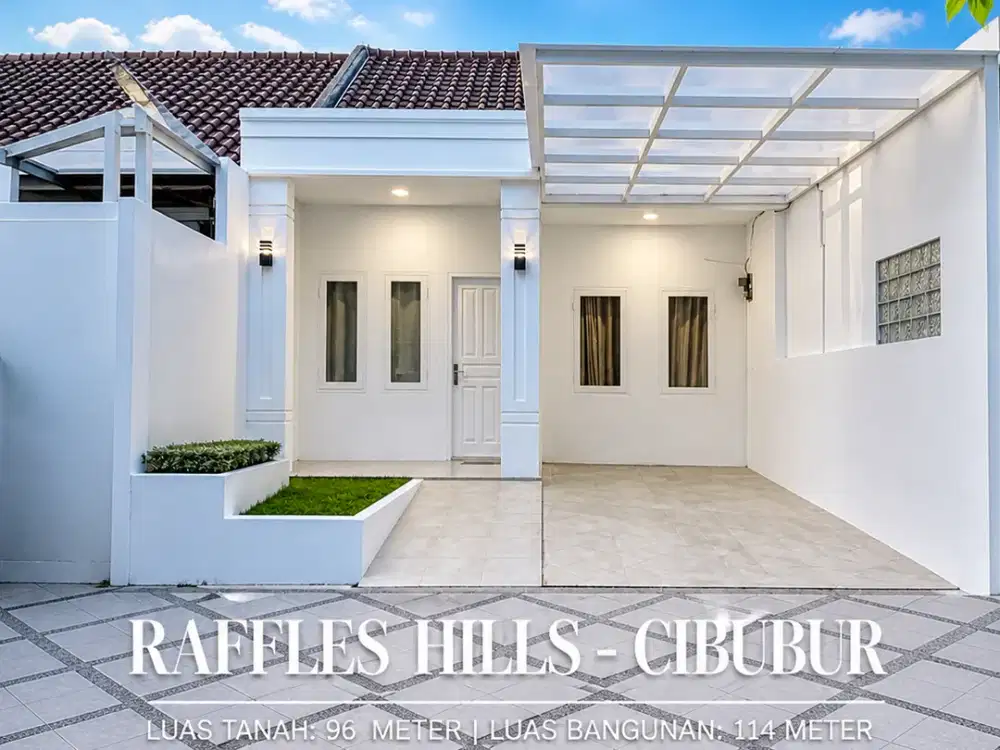 dijual rumah rafles hills Cibubur