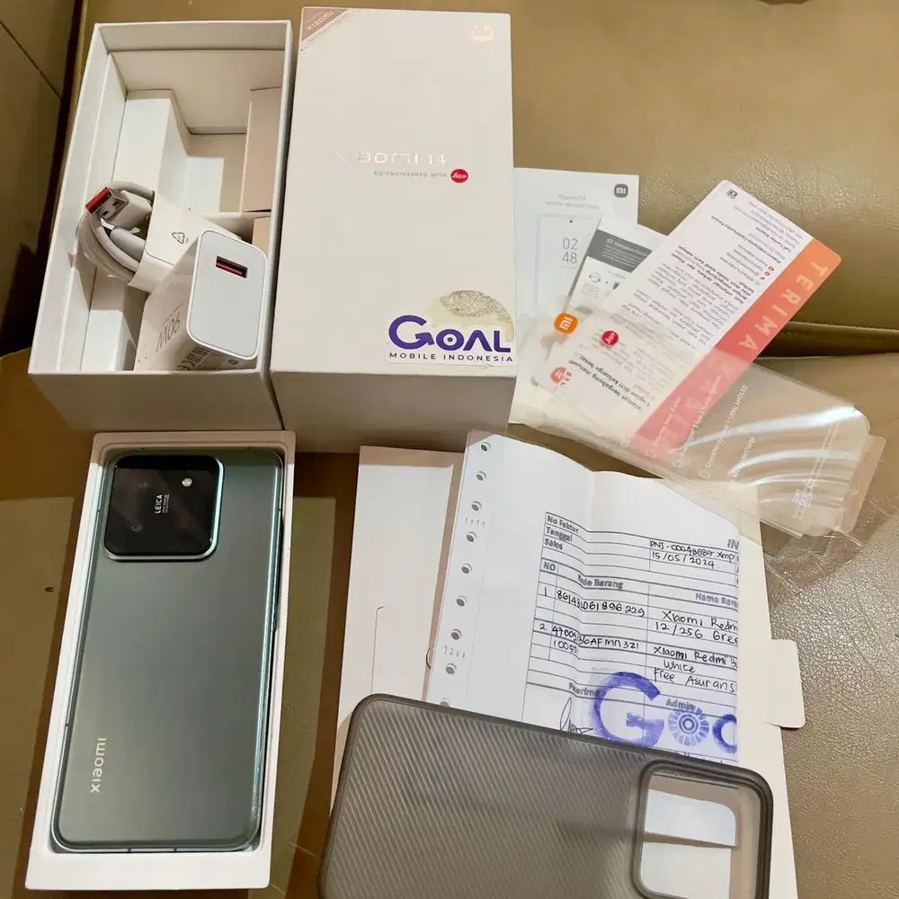 Xiaomi 14 ram 12 / 256 resmi fullset original