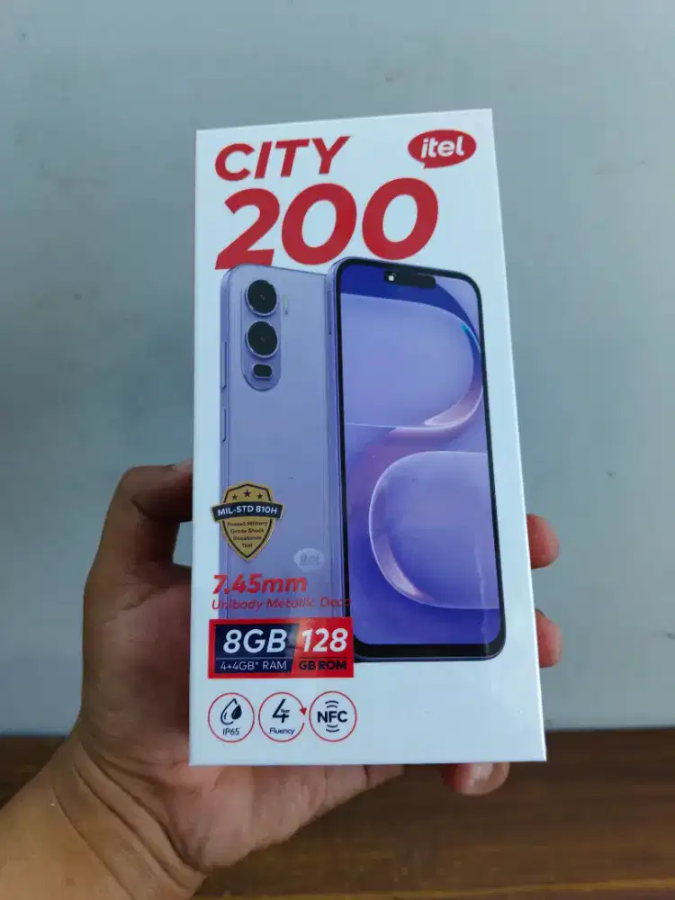 Itel City 200 NFC IP65 6,78 120Hz 50Mp Camera 5200Mah 18W FastCharge
