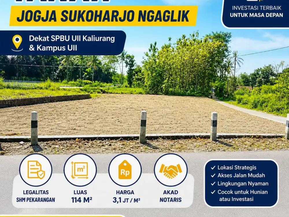 Tanah Sukoharjo Ngaglik km 14