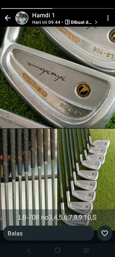 Stick Golf Honma LB 708 Carbon Titanium