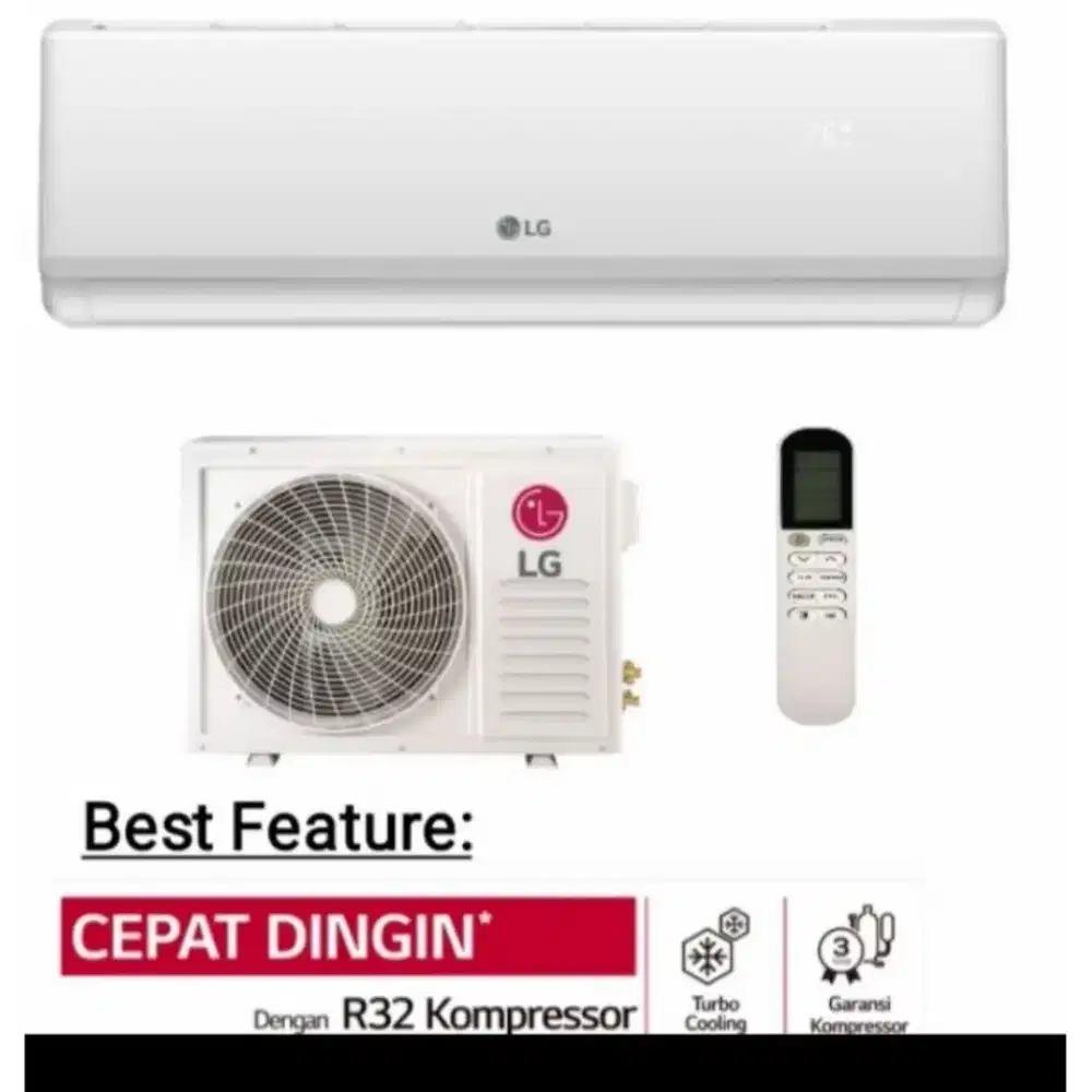 AC LG ½ PK Indoor dan outdoor