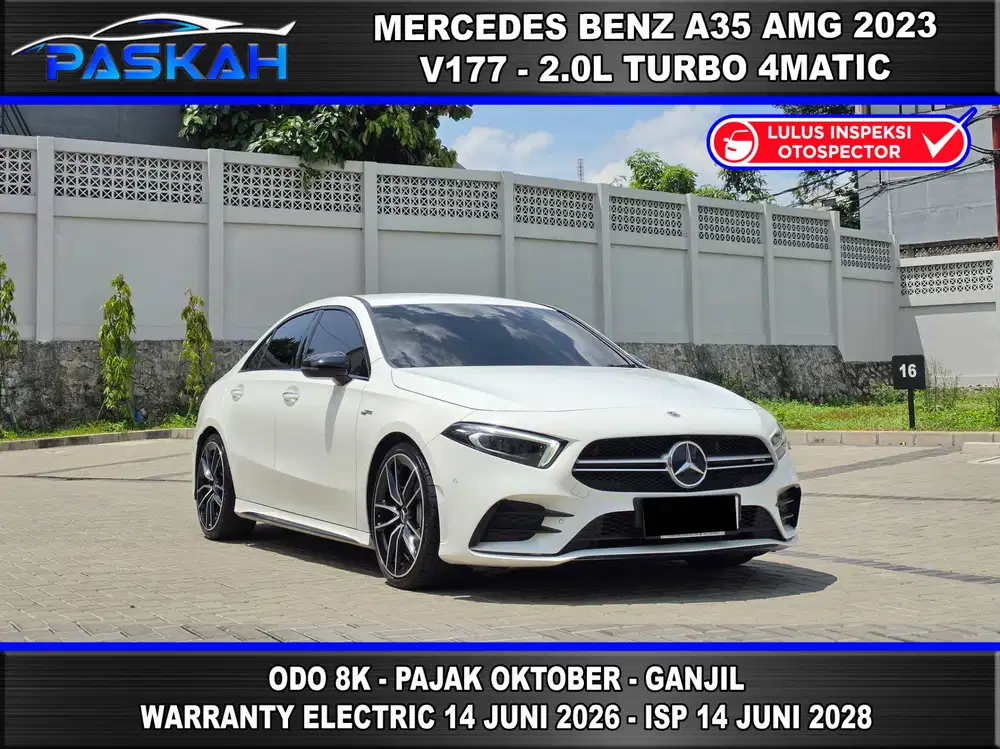 MERCEDES BENZ A35 AMG 2023 A 35 AMG 2023 BUNGA=4% PAJAK=OKTOBER Odo=8k