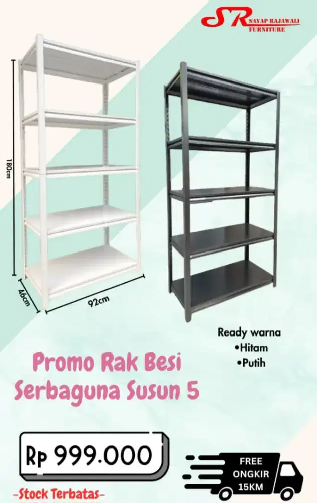 Rak Display Serbaguna Bahan Besi Murah Area Jogja (dwi)