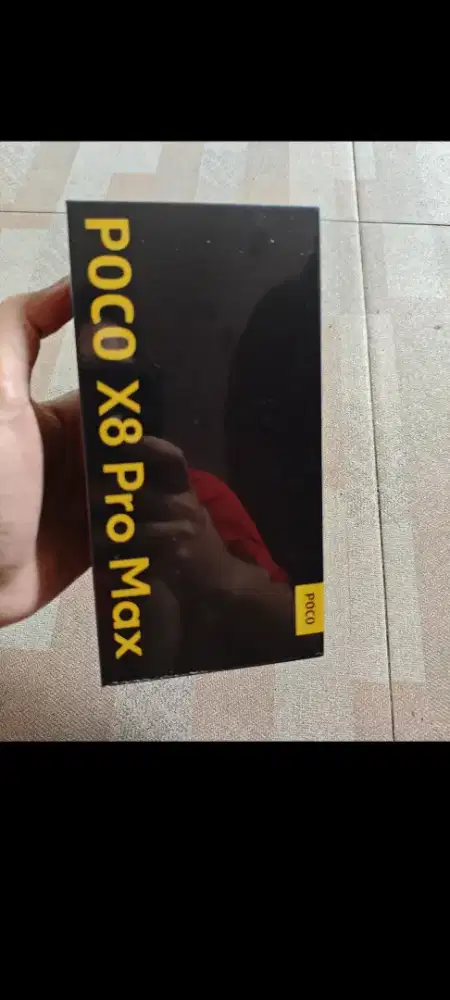 Xiaomi poco X8 pro max 512gb ram 12gb 5G dan12/256 garansi resmi