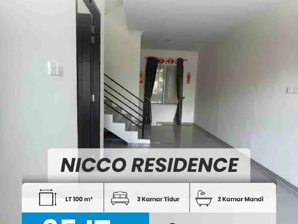 Di sewakan Rumah Nicco Residence Batam Center siap huni