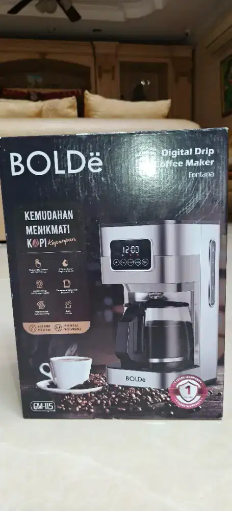 Bolde Mesin Kopi, Baru 100%