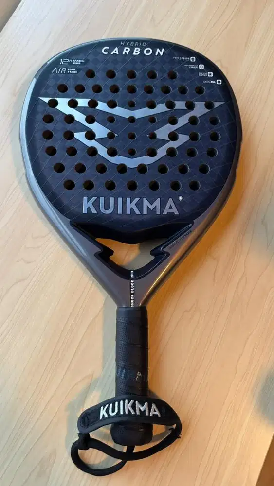 Raket Padel Kuikma Decathlon Black Silver