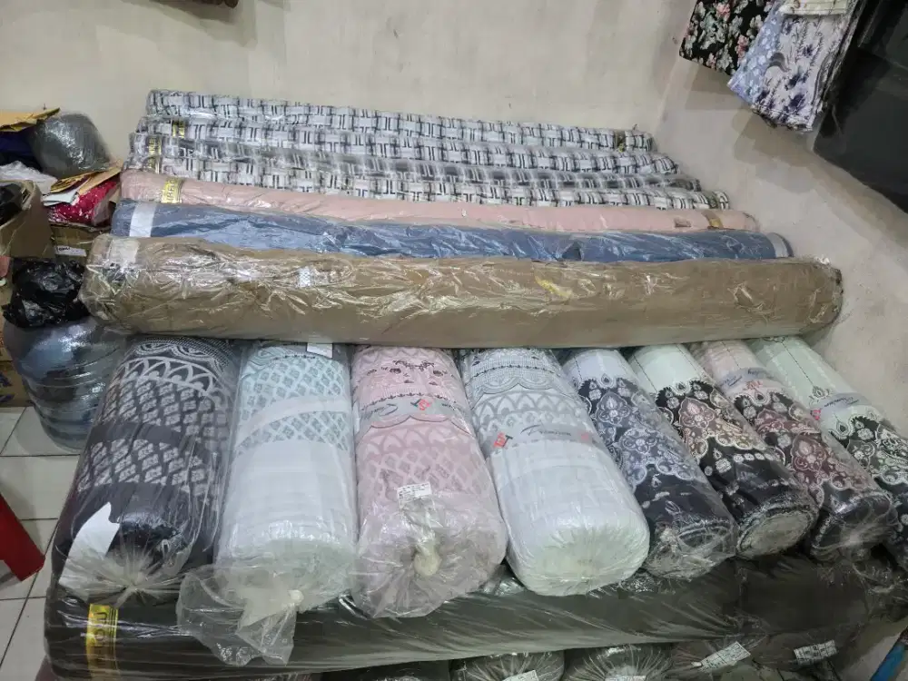 Dijual bahan kain crincle polos 7 rb