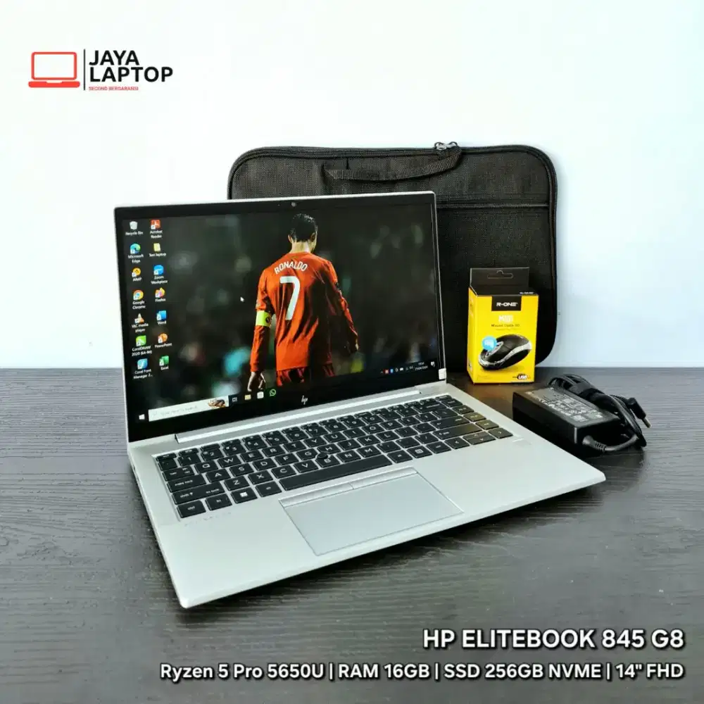 HP Elitebook 845 G8 Ryzen 5 Pro RAM 16GB SSD 256GB Laptop Second Bekas