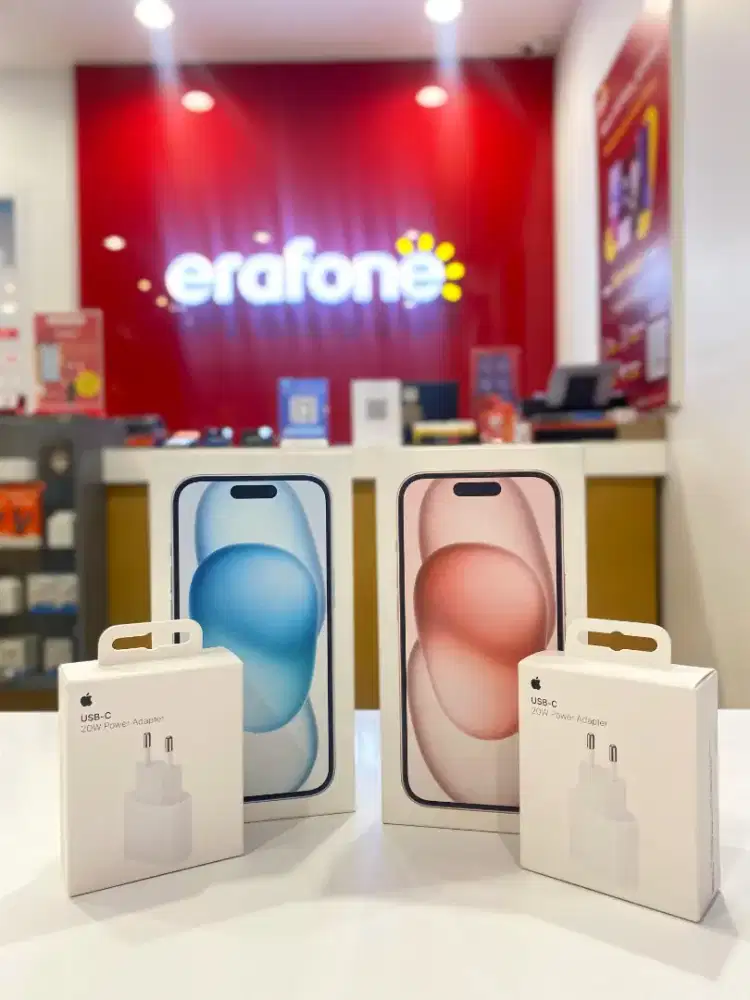 Ready iPhone 15 128gb gratis adaptor