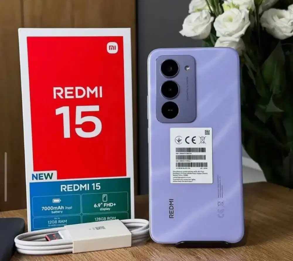 Redmi 15 ram 8+8 gb rom 128gb