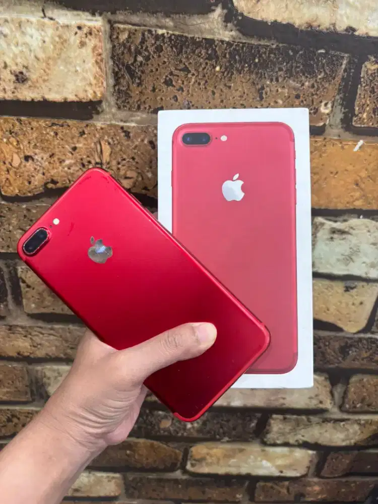 iphone 7pkus 128 RED fullset