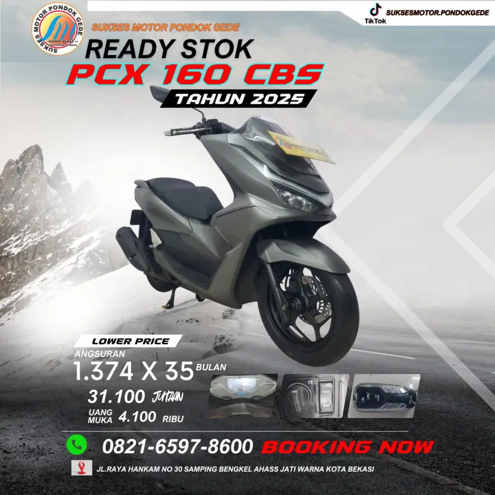 PCX 160 CBS TAHUN 2025 MOTOR BEKAS RASA BARU KREDIT KITA BANTU KAKA