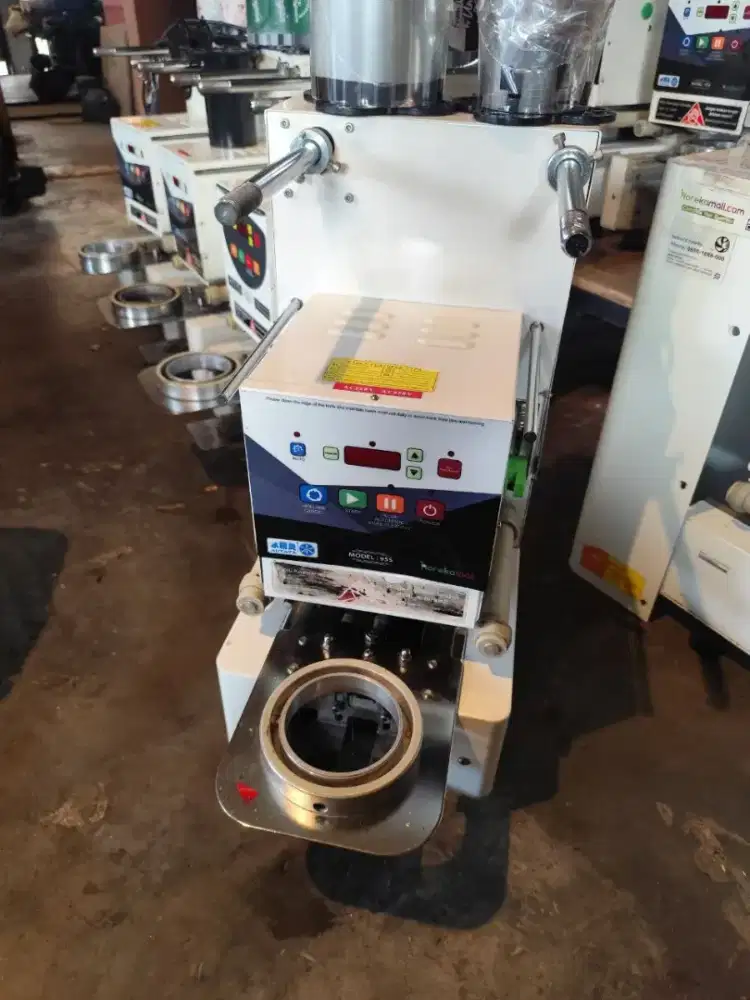 mesin cup Sealer machine outomatis merk AUTATA type ATT-95s