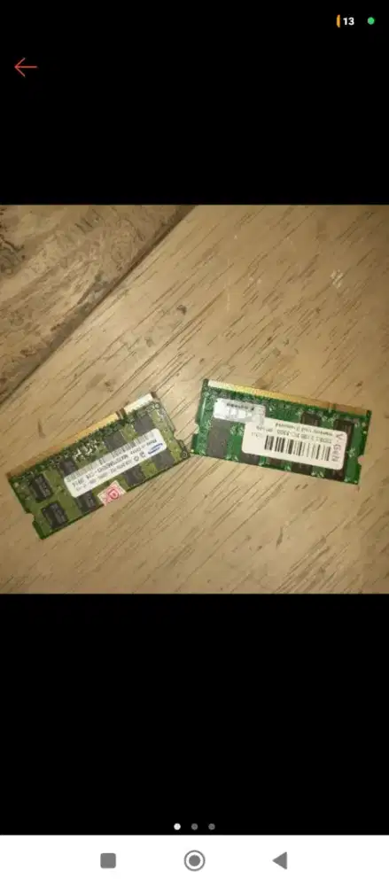 2 buah Ram DDR 2 ... 2 gb