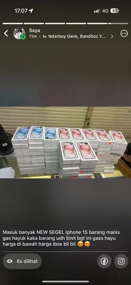 Iphone 15 128 new