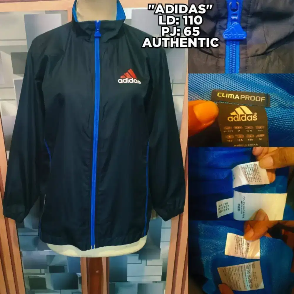 SALE Jaket Adid4s Original Climaproof Furing Zipper_Harga nett No Nego