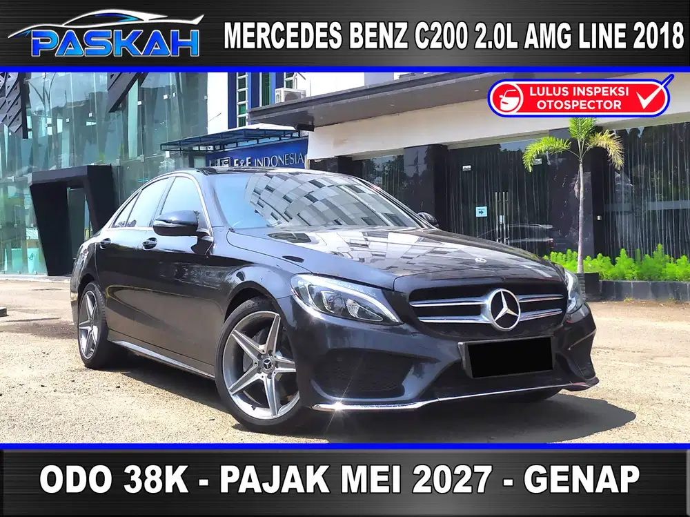 Mercedes Benz C 200 AMG 2018 Mercy C200 amg 2018 1 TAX=MEI Bunga=5%