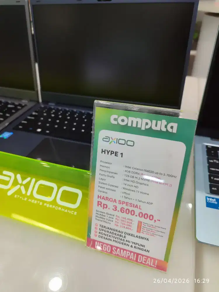 Axioo Hype 1 cicilan ringan tanpa DP