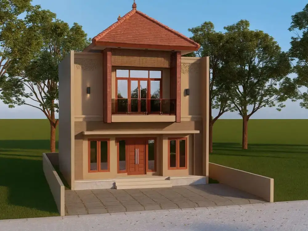 Rumah Gaya Bali Style Di Purnama Dekat Pusat Keramaian Kota Jambi