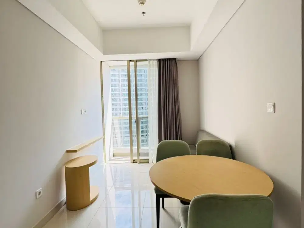 Apartemen Taman Anggrek Residence, Tower C, LB 44 m2, 2BR, Utara, Hrg 1.35 milyar / nett