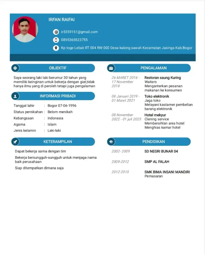 Nyari lowongan kerja